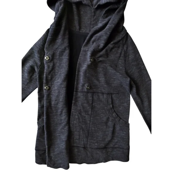 Lululemon Women's Find Your Centre Wrap Heathered Marled Black Jacket Size 6 - Picture 5 of 14
